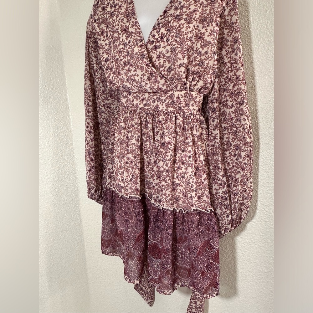 Floral Boho Dress - Size S